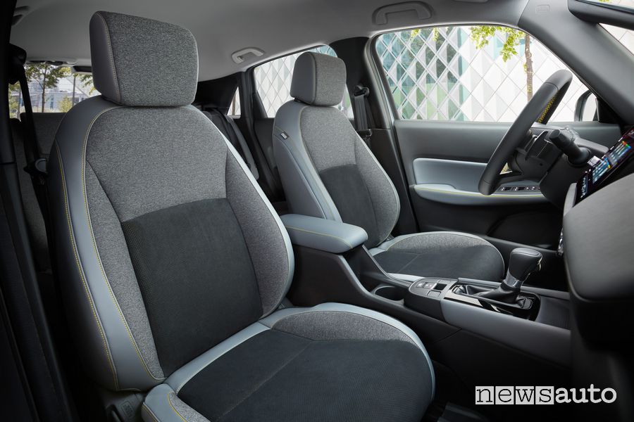 Nuova Honda Jazz sedili abitacolo