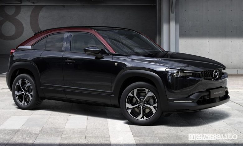Mazda MX-30 e-Skyactiv R-EV elettrica con motore rotativo Edition R