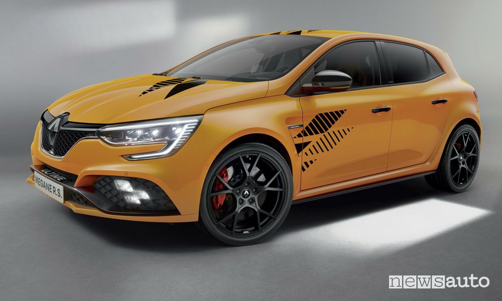 Renault Mégane R.S. Ultime tinta Orange Tonic
