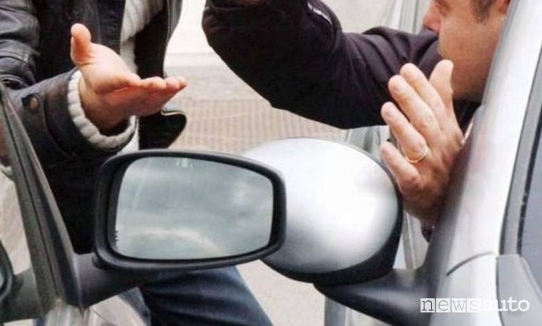Truffa dello specchietto come difendersi