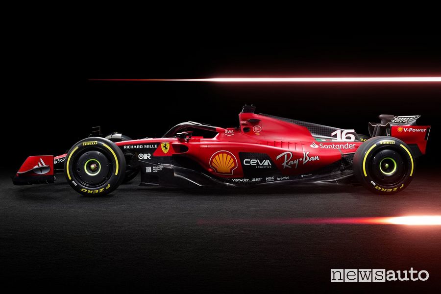 Ferrari SF-23 F1 2023 laterale