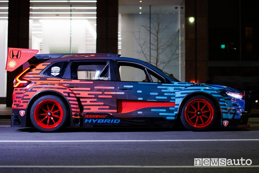 Honda CR-V Hybrid Racer laterale