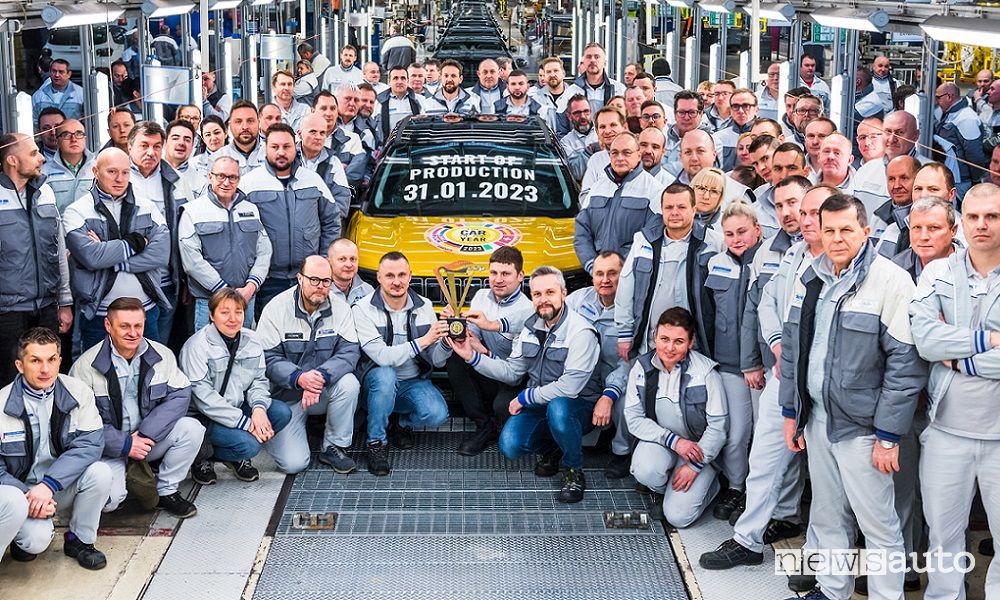 Jeep Avenger produzione nella fabbrica Stellantis Tychy in Polonia