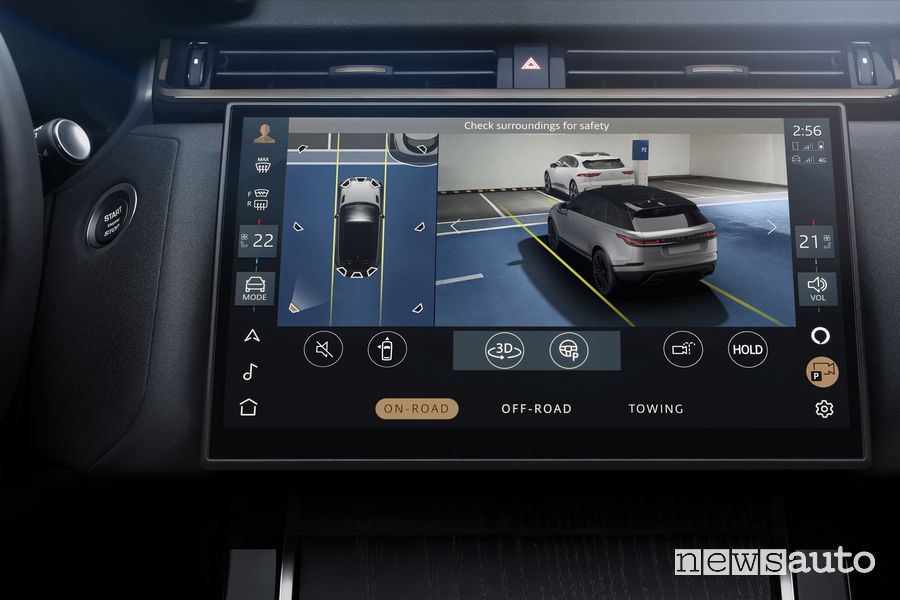 Nuova Range Rover Velar display infotainment PiviPro 11,4"