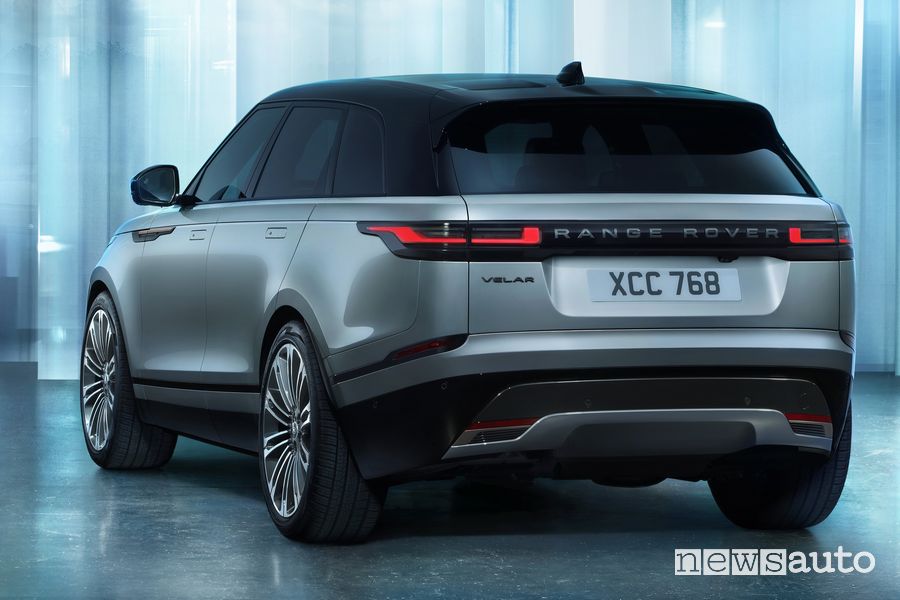 Nuova Range Rover Velar posteriore 3/4