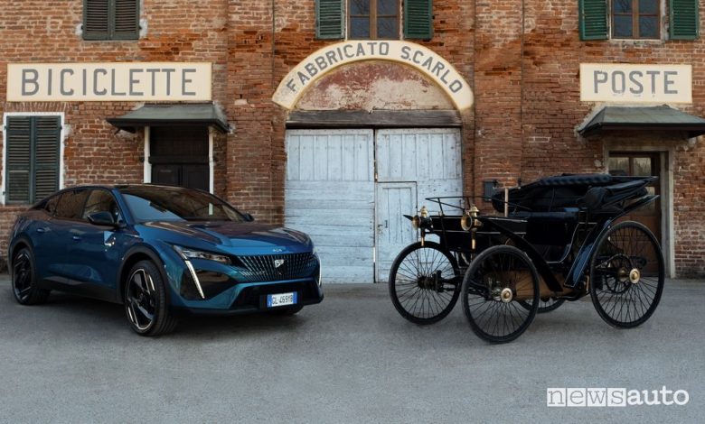 Peugeot 408 Coupé e la Type 3 telaio 25