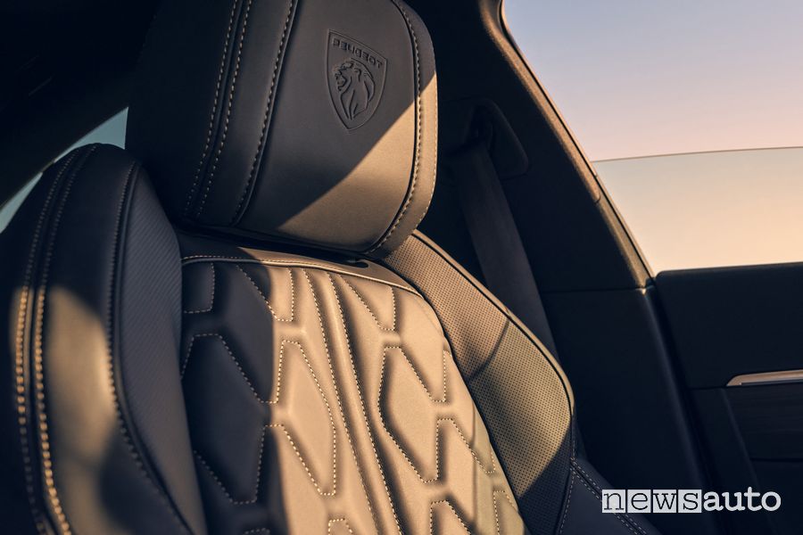 Nuova Peugeot 508 GT rivestimento sedile anteriore