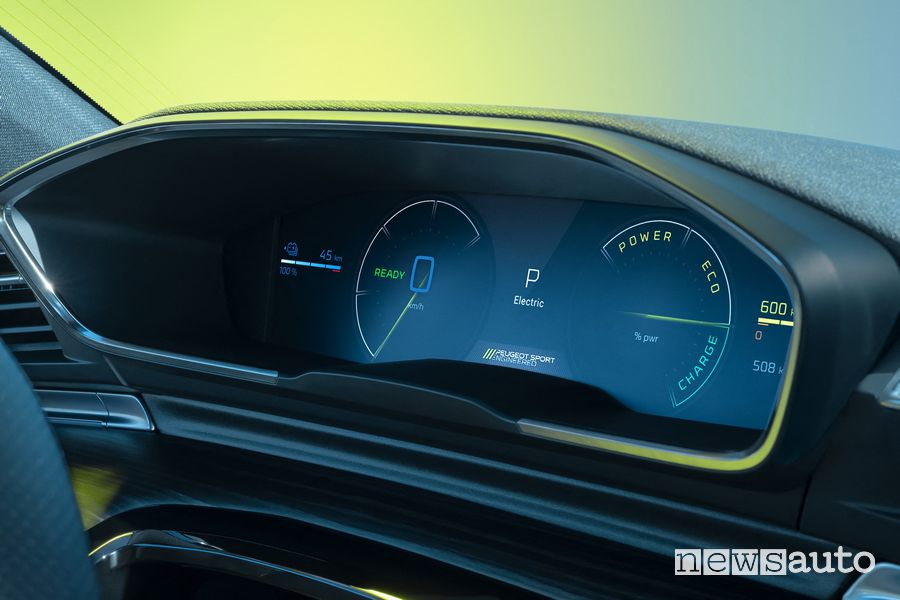Peugeot 508 SW Sport Engineered display quadro strumenti