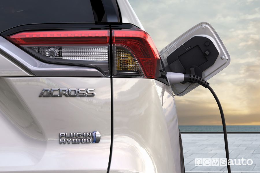 Suzuki Across Plug-in 2023 in ricarica