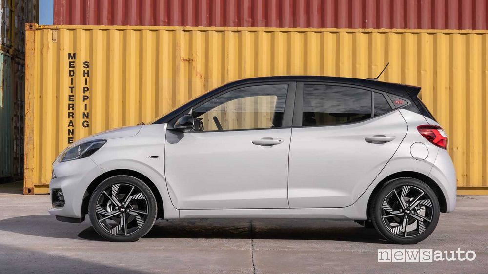 Hyundai i10 N Line 2023 laterale