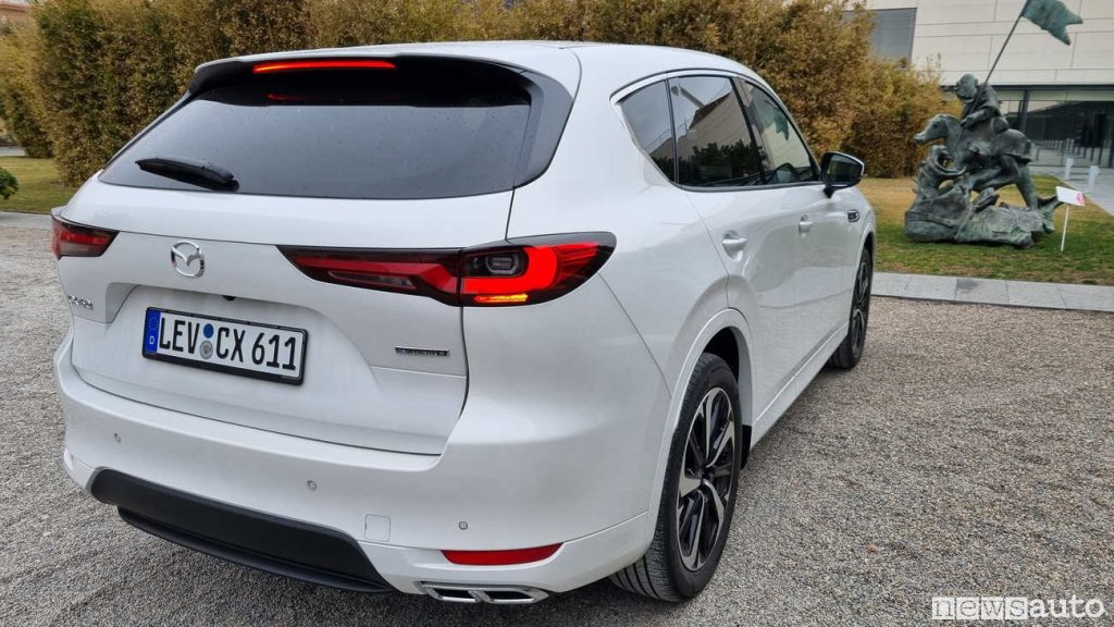 La Mazda CX-60 alla fine del test con consumi molto bassi, 4 litri/100 km, 25 km/l