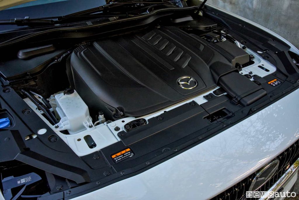 Ottima insonorizzazione del motore diesel grazie a un sistema aggiuntivo con coperchio e paratie laterali in plastica