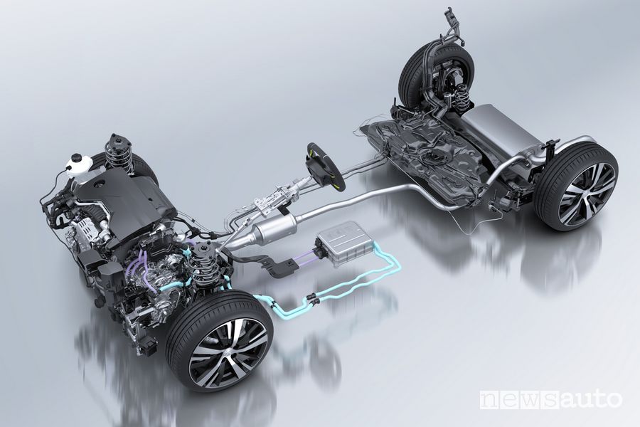Motore Peugeot Hybrid a 48 V