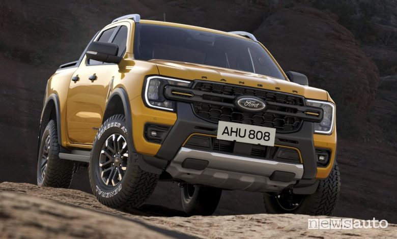 Ford Ranger Wildtrak X anteriore 3/4