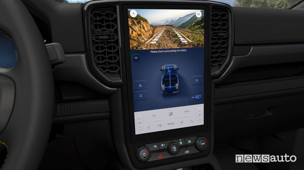 Ford Ranger Wildtrak X display infotainment