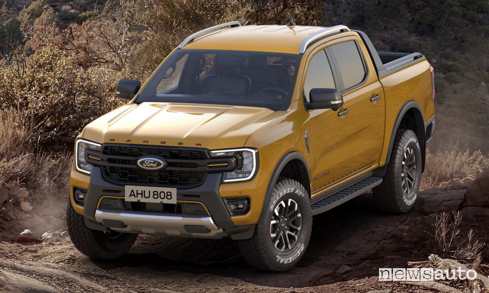 Ford Ranger Wildtrak X anteriore 3/4