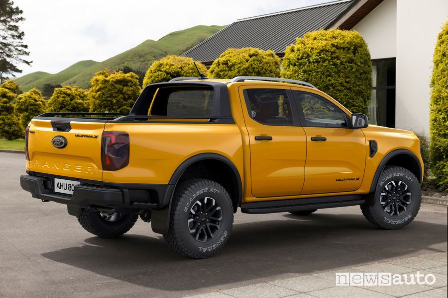 Ford Ranger Wildtrak X posteriore 3/4