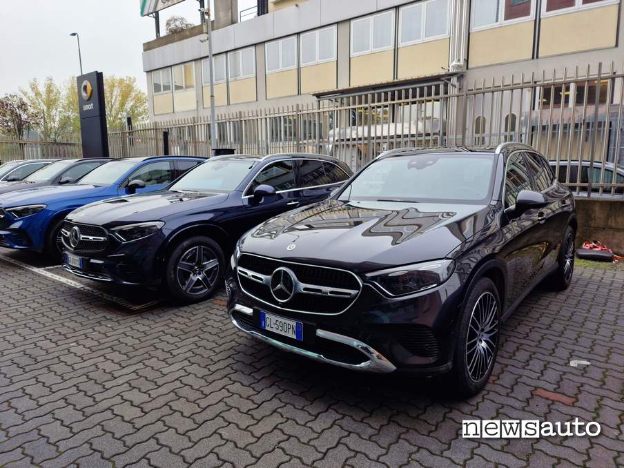 Mercedes GLC 2023 gamma prova su strada