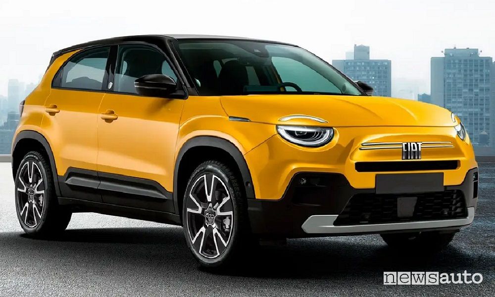 Nuova Fiat 600 elettrica, anteprima, come sarà
