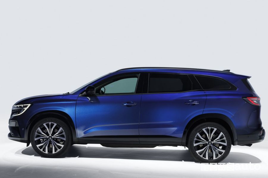 Nuovo Renault Espace laterale