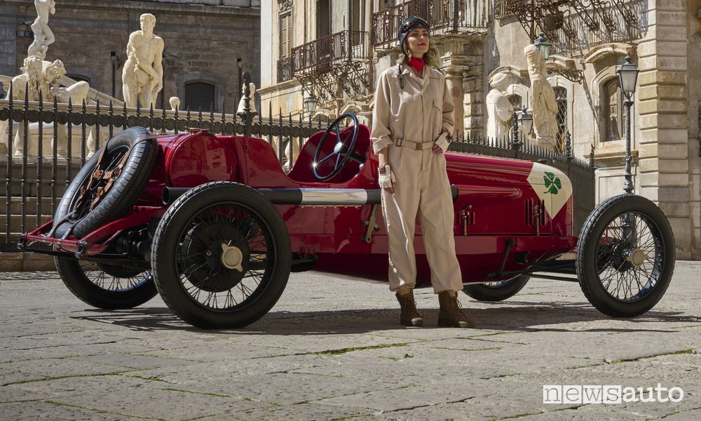 Alfa Romeo RL del 1923 su cui comparve per la prima volta il simbolo del Quadrifoglio