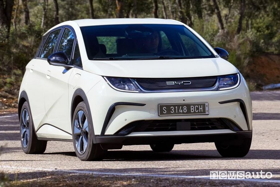 BYD Dolphin su strada