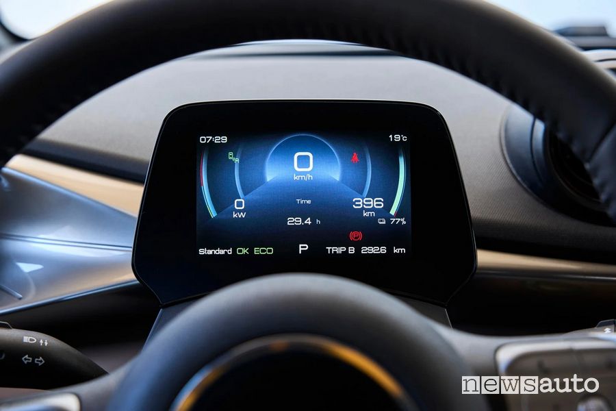 BYD Dolphin quadro strumenti abitacolo