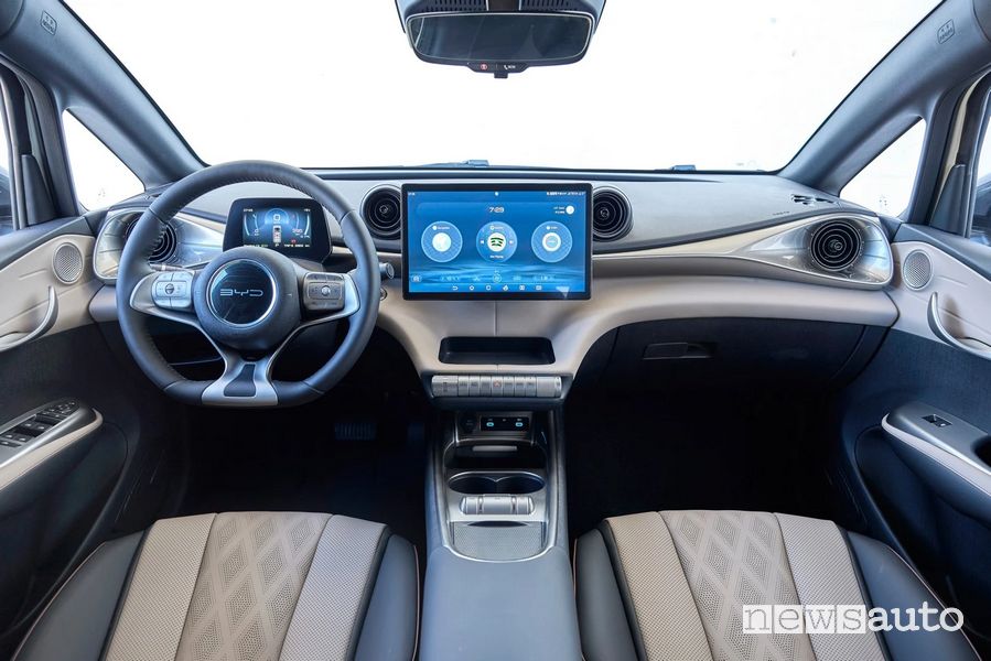 BYD Dolphin plancia abitacolo