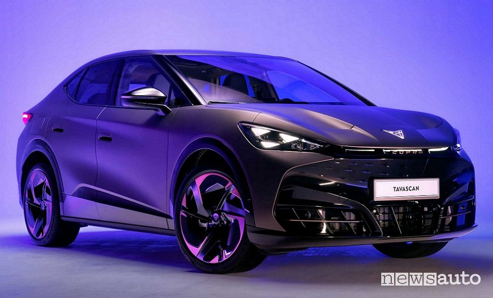 Cupra Tavascan anteriore 3/4
