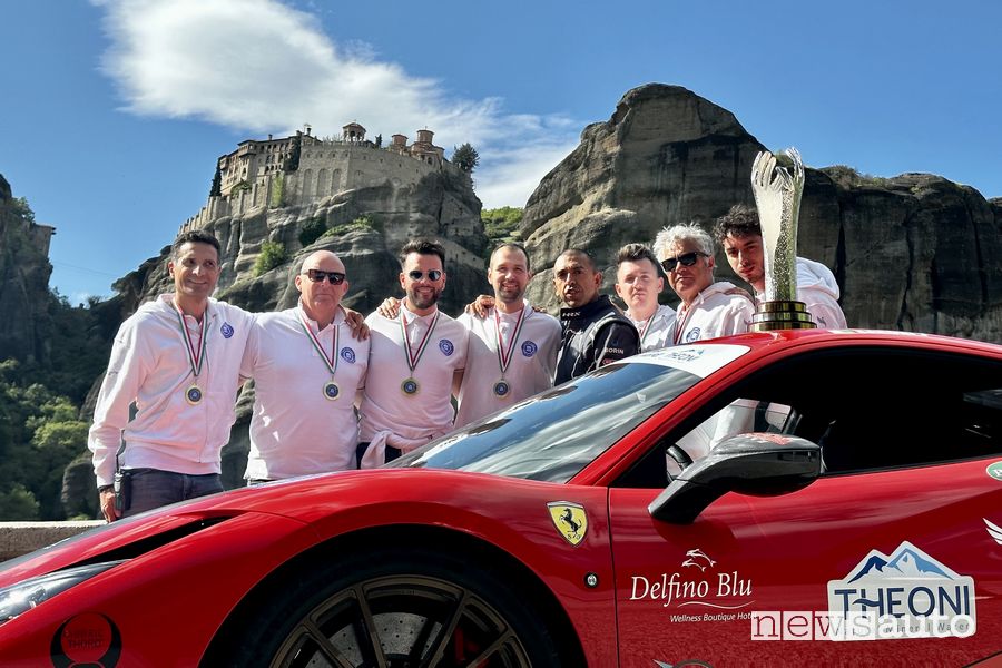 Record Ferrari con Fabio Barone in Grecia