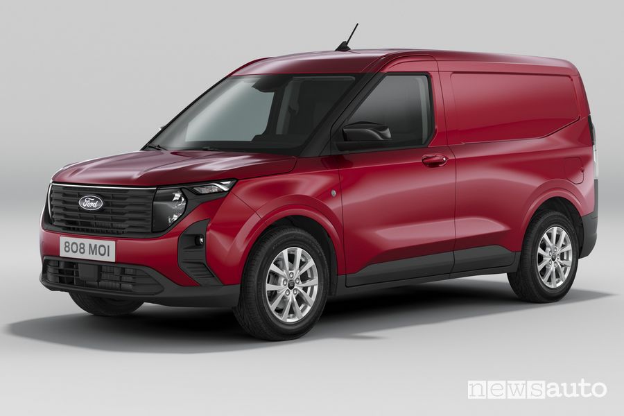 Nuovo Ford Transit Courier anteriore 3/4