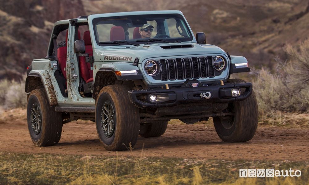 Jeep Wrangler Rubicon 392 sullo sterrato