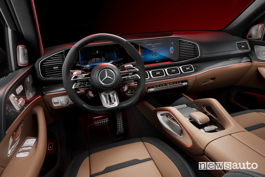 Mercedes-AMG GLS 63 4MATIC+ plancia abitacolo