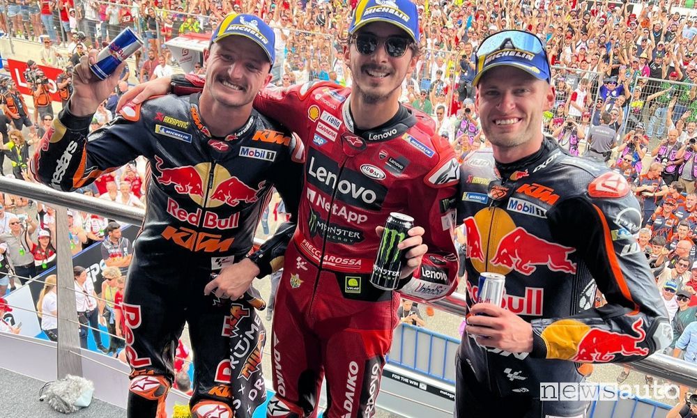 Podio MotoGP Spagna Jerez de La Frontera 2023