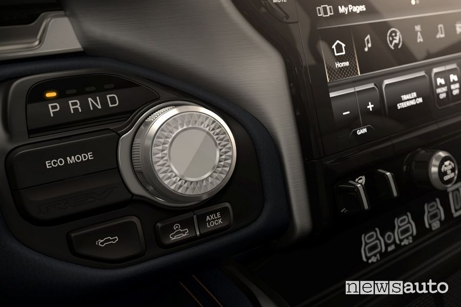 Ram 1500 REV Tungsten manopola modalità di guida