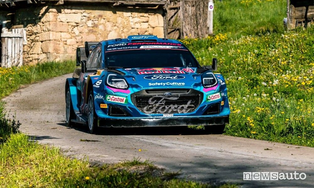 WRC Rally di Croazia 2023 Tanak Ford Puma Rally1 M-Sport