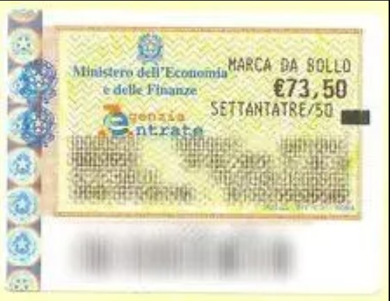 marca da bollo da 73,5 euro per il rinnovo del passaporto