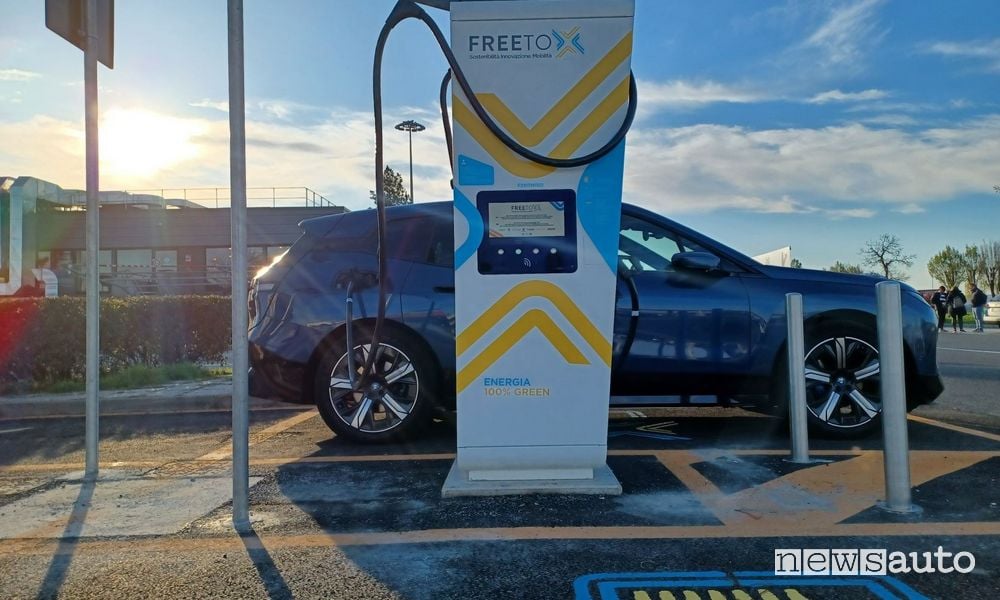 Stazioni ultrafast in autostrada Free To X fino a 300 kW