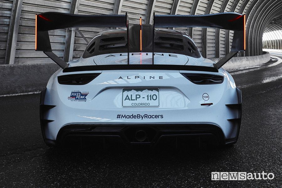 Alpine A110 Pikes Peak alettone posteriore