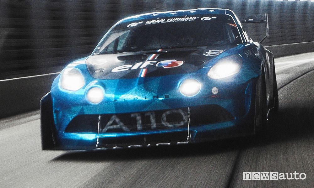 Alpine A110 Pikes Peak frontale