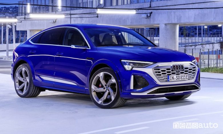 Audi SQ8 Sportback e-tron anteriore 3/4