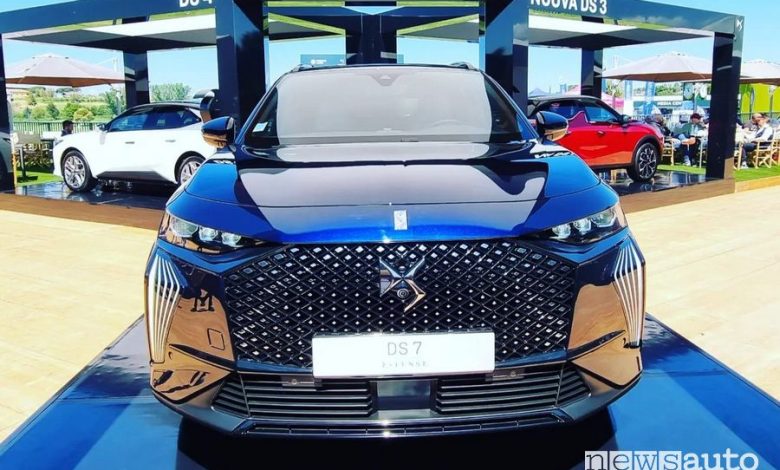 DS 7 E-Tense all'Open d'Italia 2023