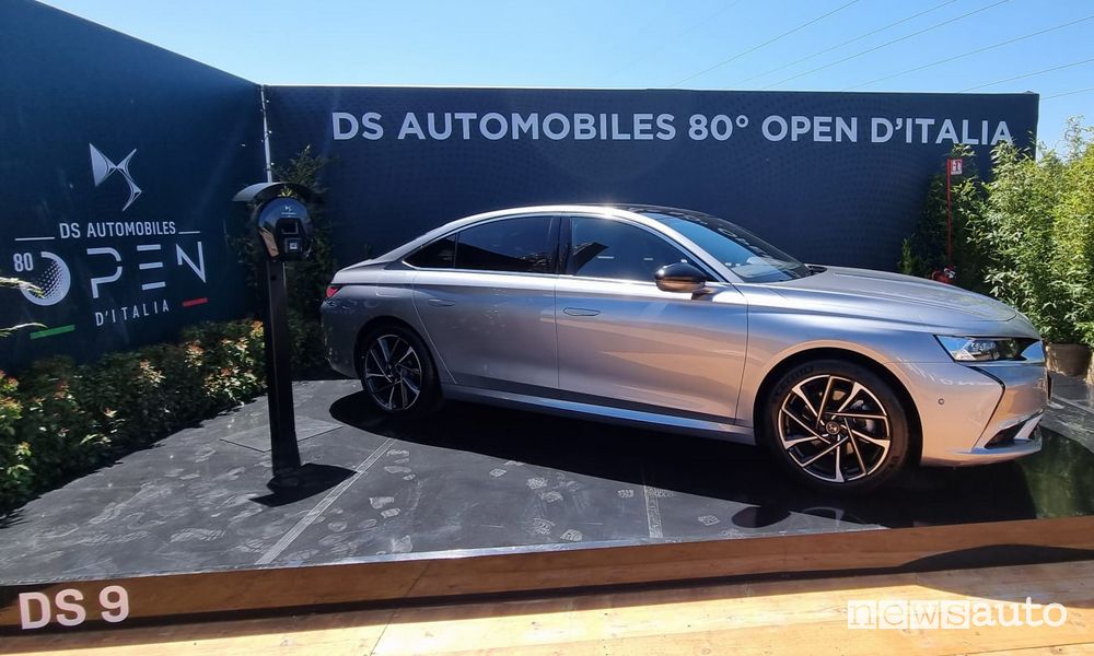 DS 9 E-Tense all'Open d'Italia 2023