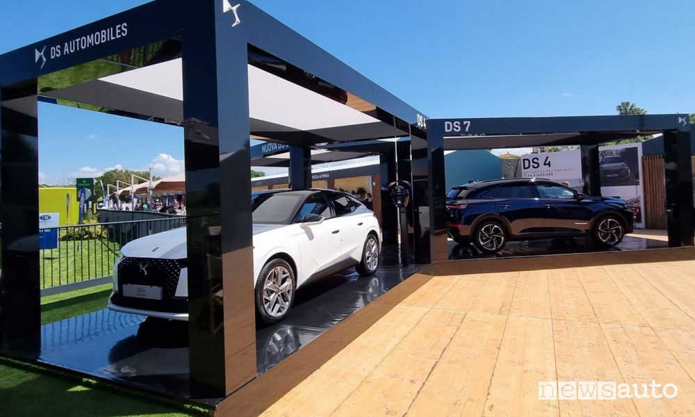 DS 4 e DS 7 E-Tense all'Open d'Italia 2023