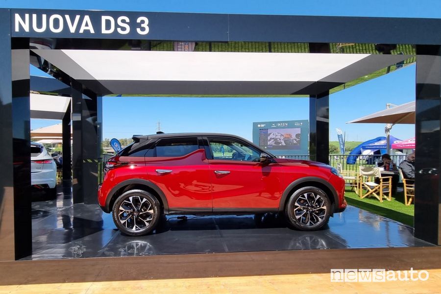 DS 3 E-Tense all'Open d'Italia 2023