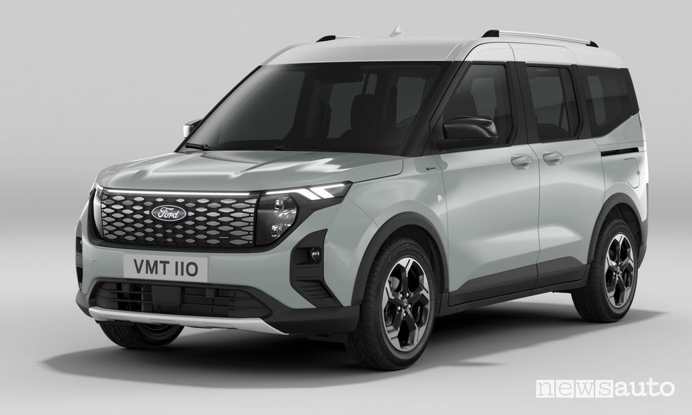 Ford E-Tourneo Courier Active anteriore 3/4