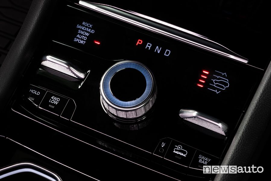 Jeep Grand Cherokee Summit Reserve manopola cambio automatico