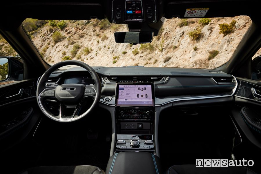Jeep Grand Cherokee Trailhawk plancia abitacolo