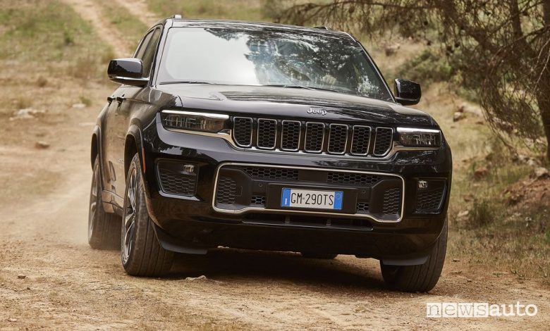 Jeep Grand Cherokee, ibrida plug-in 4xe, caratteristiche e prezzo