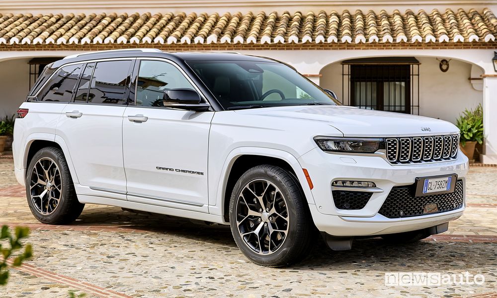 Jeep Grand Cherokee Trailhawk anteriore 3/4